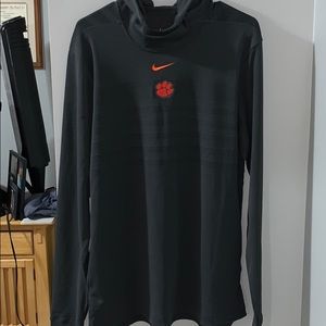 Charcoal grey Clemson dryfit sweatshirt